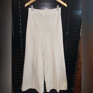 NWOT  Vintage custom pants made Wide leg ( palazzo) size  Xs/ S  silver shine